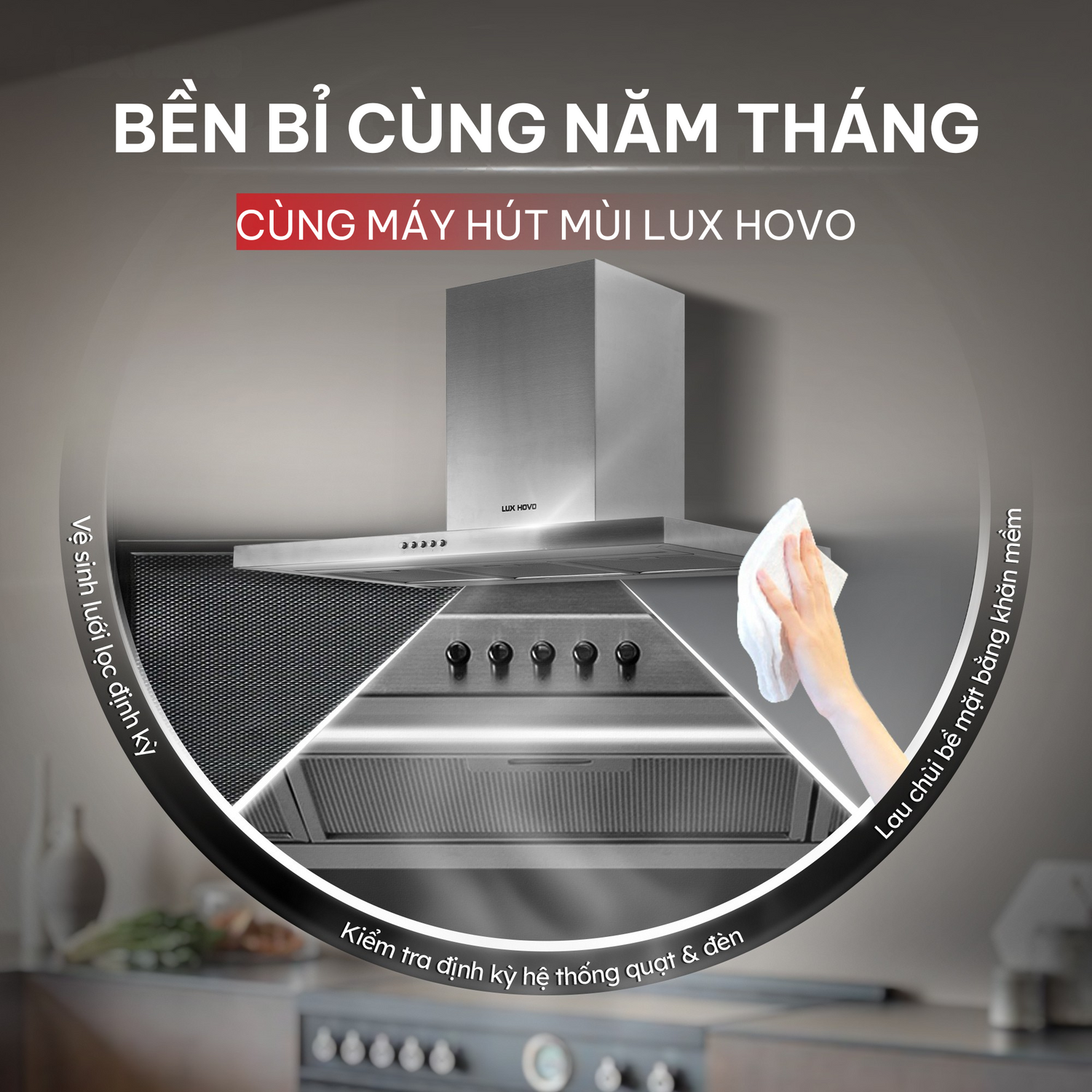 Cách vệ sinh lưới lọc máy hút mùi hiệu quả & đơn giản tại nhà